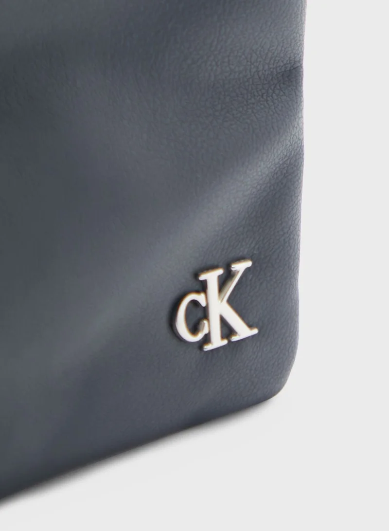 Calvin Klein Jeans Monogram Detailed Crossbody
