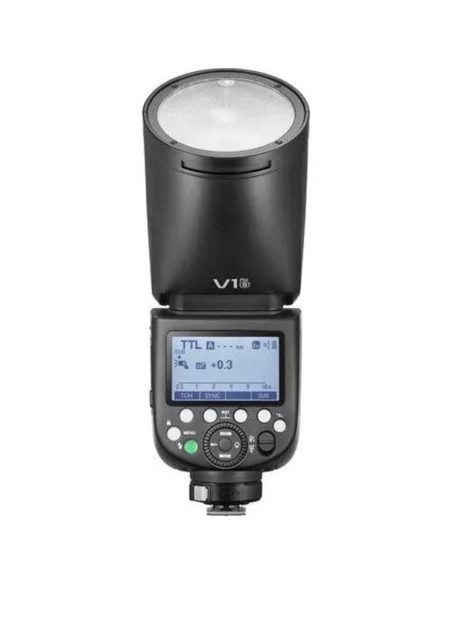 Godox - GODOX V1 PRO TTL LI ION ROUND HEAD CAMERA FLASH FOR SONY - Image 1