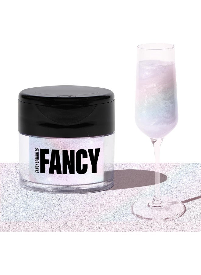 Fancy Sprinkles غبار لامع فاخر من فانس سبريكلز، لامع قابل للأكل بريق قمر، 100% لامع قابل للأكل للطعام والمشروبات اللامعة بدون طعم أو قوام (4 جرام) - Image 1