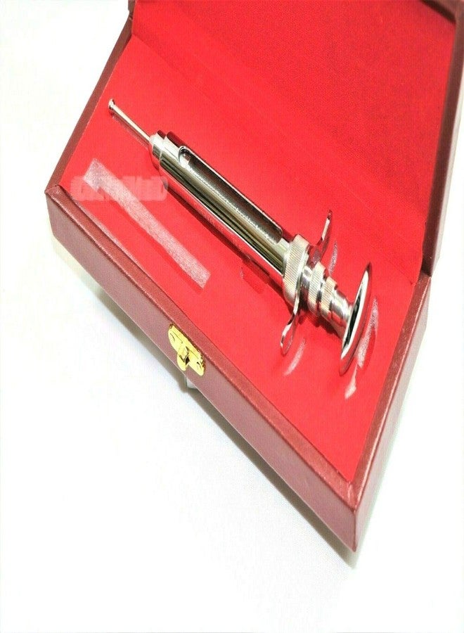 CYNAMED New Premium Reptile Snake Feeder Feeding Pinky Pump Syringe Tool 10cc Stainless Steel Veterinary - Image 2