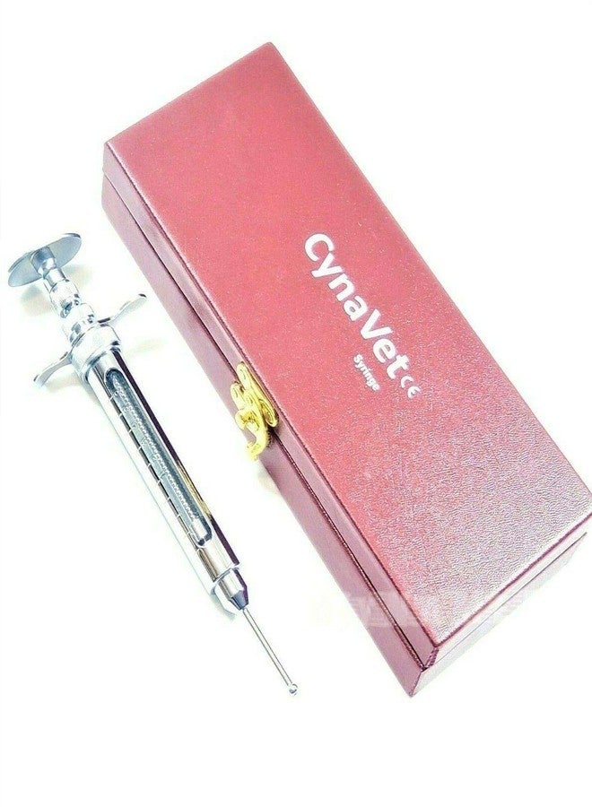CYNAMED New Premium Reptile Snake Feeder Feeding Pinky Pump Syringe Tool 10cc Stainless Steel Veterinary - Image 5