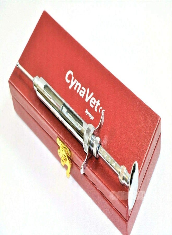 CYNAMED New Premium Reptile Snake Feeder Feeding Pinky Pump Syringe Tool 10cc Stainless Steel Veterinary - Image 4