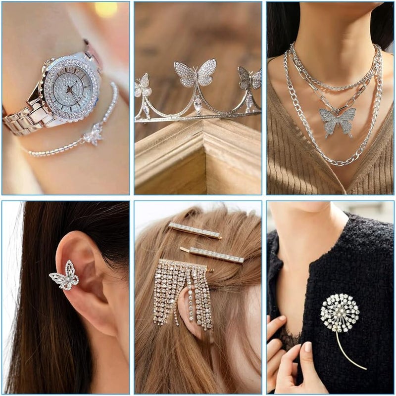 Craftdady 376pcs 4 Sizes Clear Cubic Zirconia Stone Loose CZ Rhinestone Faceted Cabochons for Earring Bracelet Pendants Jewelry DIY Craft Making - Image 5