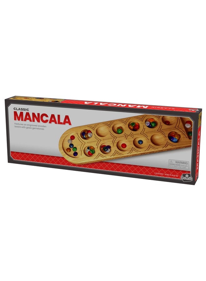 Pressman Classic Mancala Game - Features A Full-Sized, Solid Wooden Board with Exquisite Detail Stones by Pressman For 2 Players - Image 5