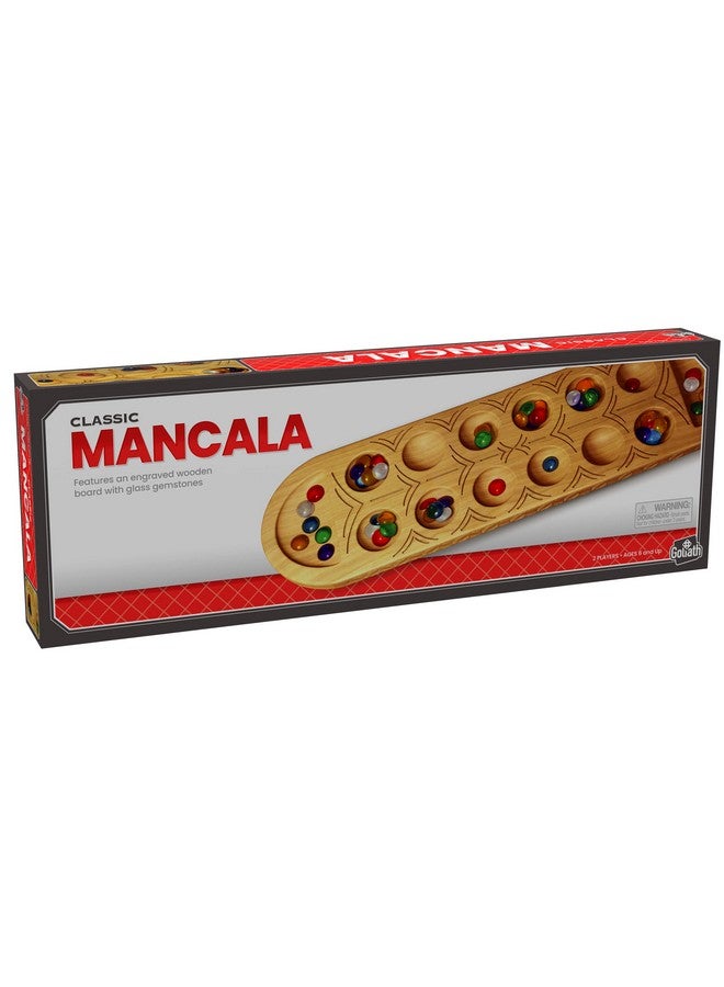 Pressman Classic Mancala Game - Features A Full-Sized, Solid Wooden Board with Exquisite Detail Stones by Pressman For 2 Players - Image 4