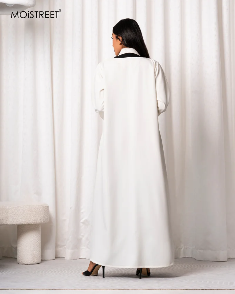 Moistreet  MOiSTREET Handmade Barbie Crepe Abaya for Women | Best Price UAE