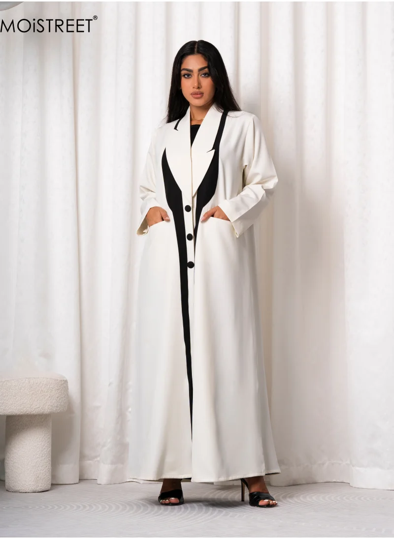 Moistreet MOiSTREET Handmade Barbie Crepe Abaya