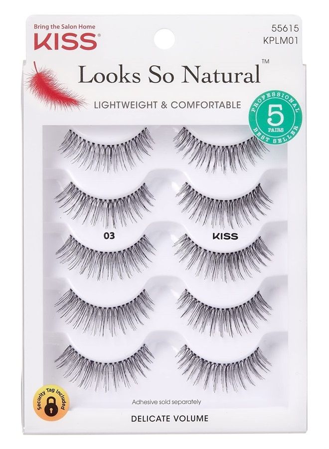 Kiss Ever Ez 03 Lashes 4 + 1 Pairs - Image 2