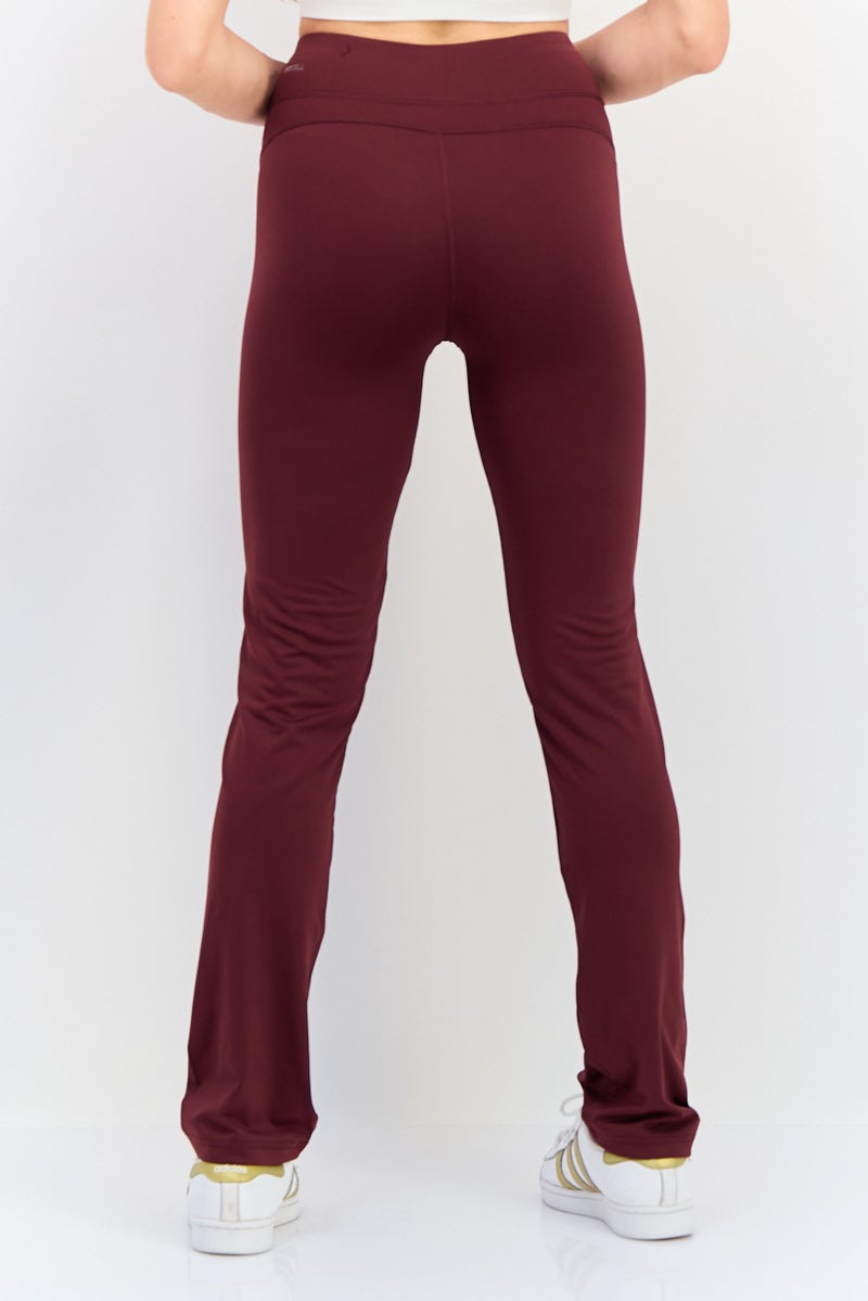 PUMA سراويل تدريب رياضية للنساء بشعار العلامة التجارية، مارون - Image 3