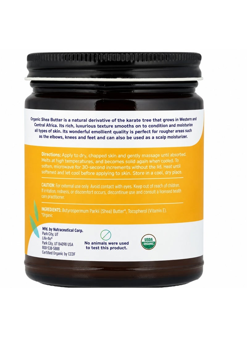 Life-flo, Organic Pure Shea Butter, 9 fl oz (266 ml) - Image 2
