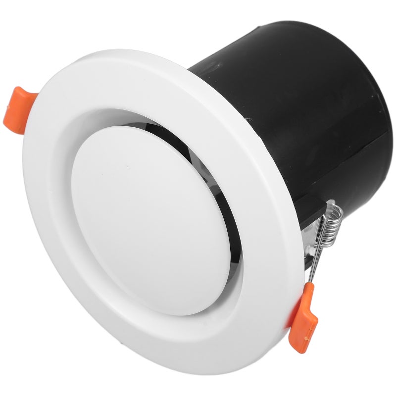Circular Air Vent Diffuser Ceiling Round Duct Vent Cover with Spring Round Air Vent Spring Loaded ABS Ceiling Wall Air Diffuser - Image 5
