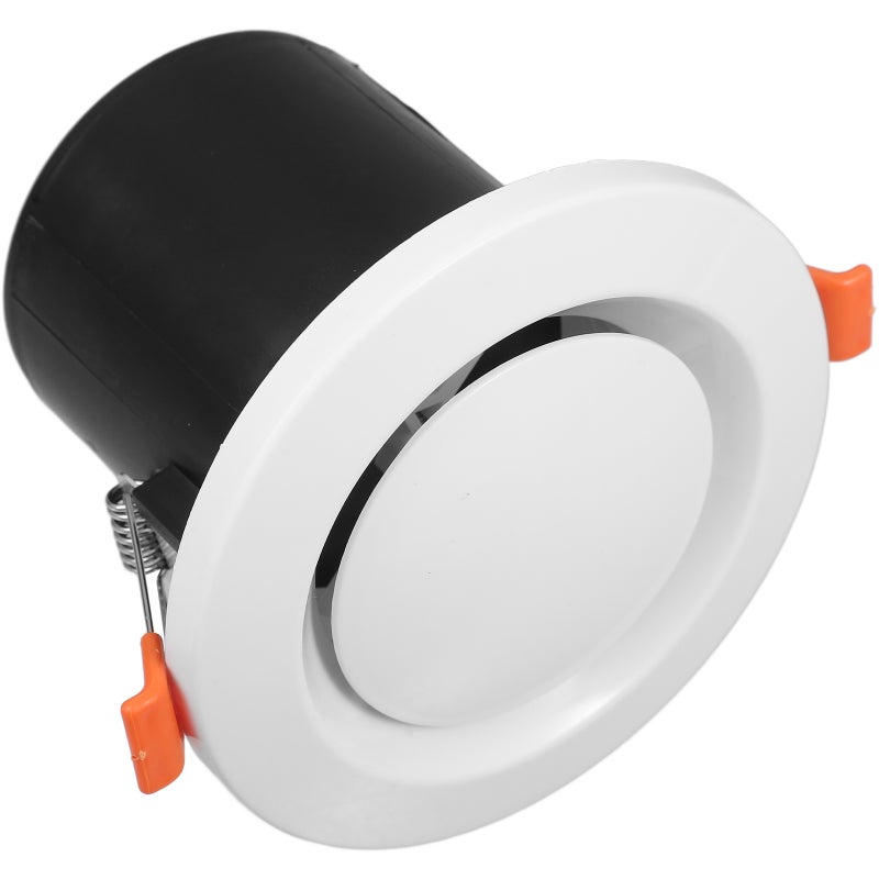 Circular Air Vent Diffuser Ceiling Round Duct Vent Cover with Spring Round Air Vent Spring Loaded ABS Ceiling Wall Air Diffuser - Image 4