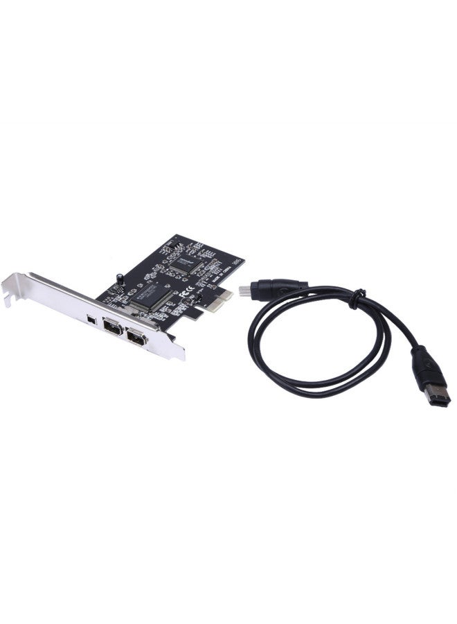 Neutral Pcie To 1394 Expansion Card Digital Camera Hd Dv Capture Card Compressed Video Collection Computer Adapter Card - Image 3
