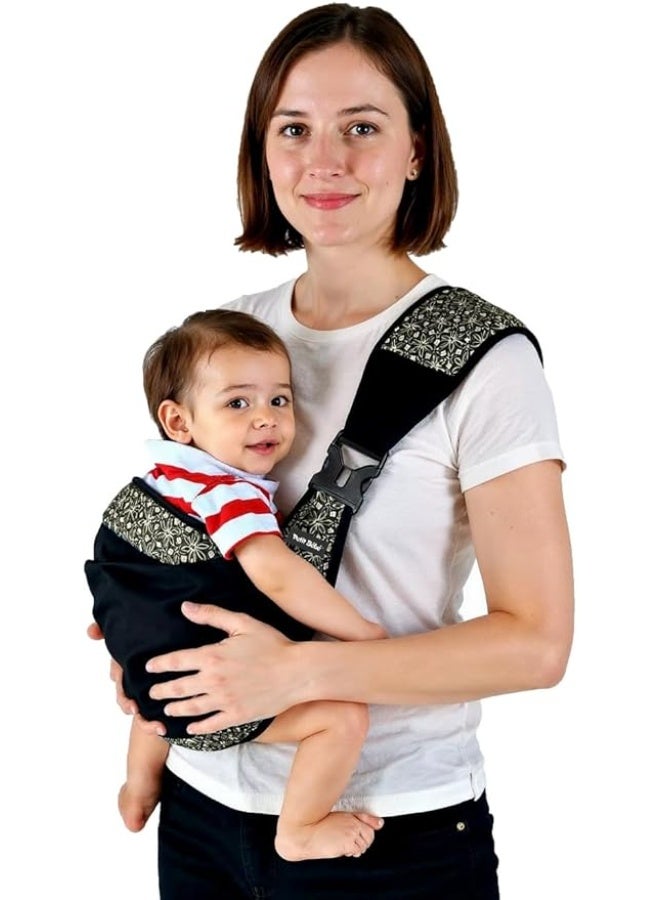 Petit Bebe Baby Sling Carrier Vea Black*beige