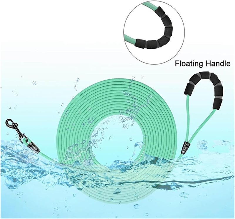 Dog Leash Waterproof Training Recall Long Pet 5FT 10 FT 20FT 30FT Great for Beach Yard Play(Blue,1.5M) - Image 3