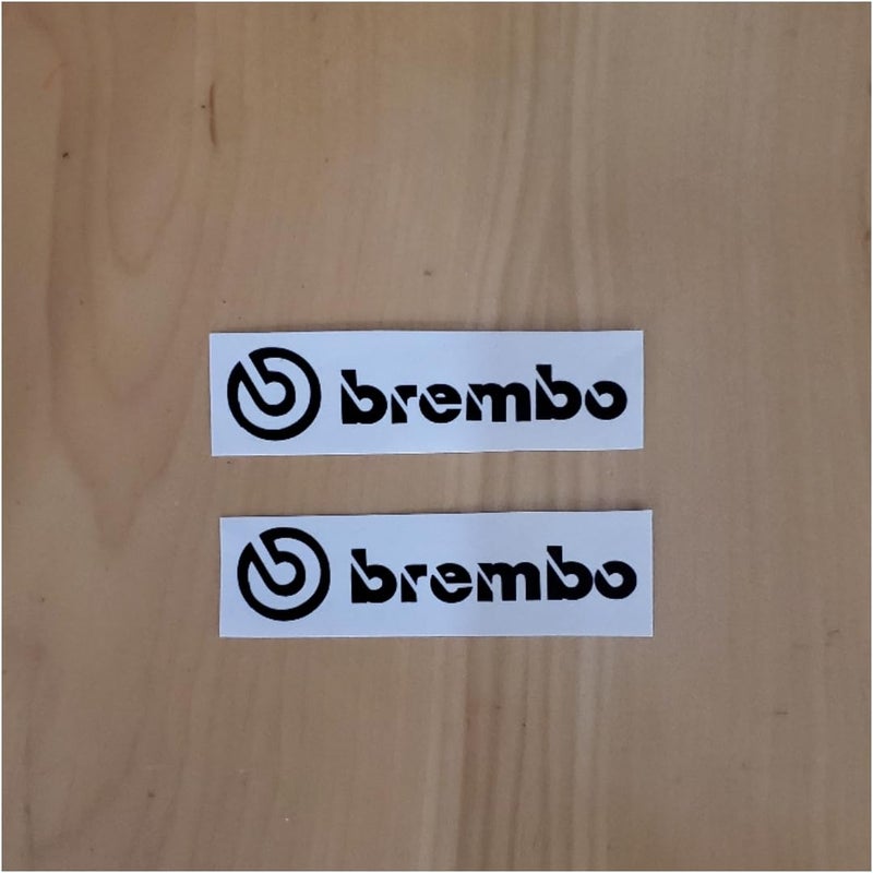 Brembo Brake Caliper HIGH TEMP Decal Sticker Set of 4 (Black) - Image 5