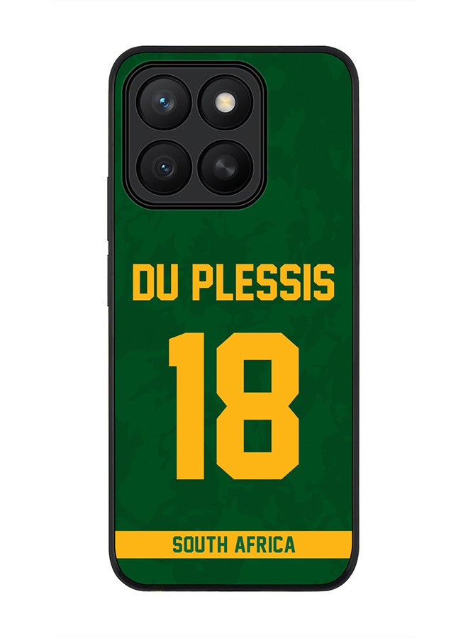 Stylizedd For Honor X8c Case,Slim fit Camera Protection, Shockproof Thin Phone cover  - South Africa Faf du Plessis, Jersey No 18