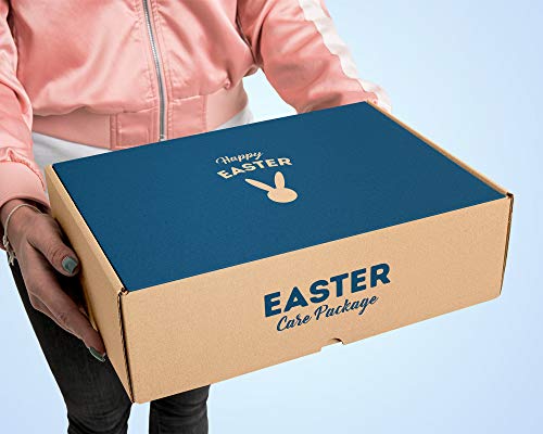 CRAVEBOX Easter Care Package (50ct) - Candy Snacks Treats Plush Bunny Chocolate Cookies Gift Box Bundle Basket Fillers Stuffers Present Kids Adults Boys Girls College Student Child Grandchildren Toddler - Image 3