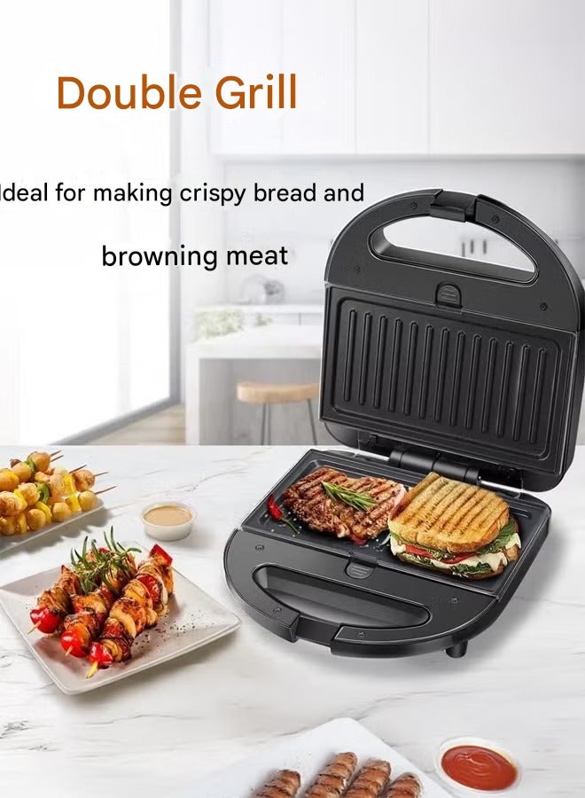 توسكانا يو محضرة الوجبات الخفيفة 7 في 1 غير لاصقة للساندويتش , صانعة الساندويتشات و الوافل و الدوناتس بألواح قابلة للفصل , ماكينة تحضير الساندويتشات وتسخين الوجبات الخفيفة - Image 5