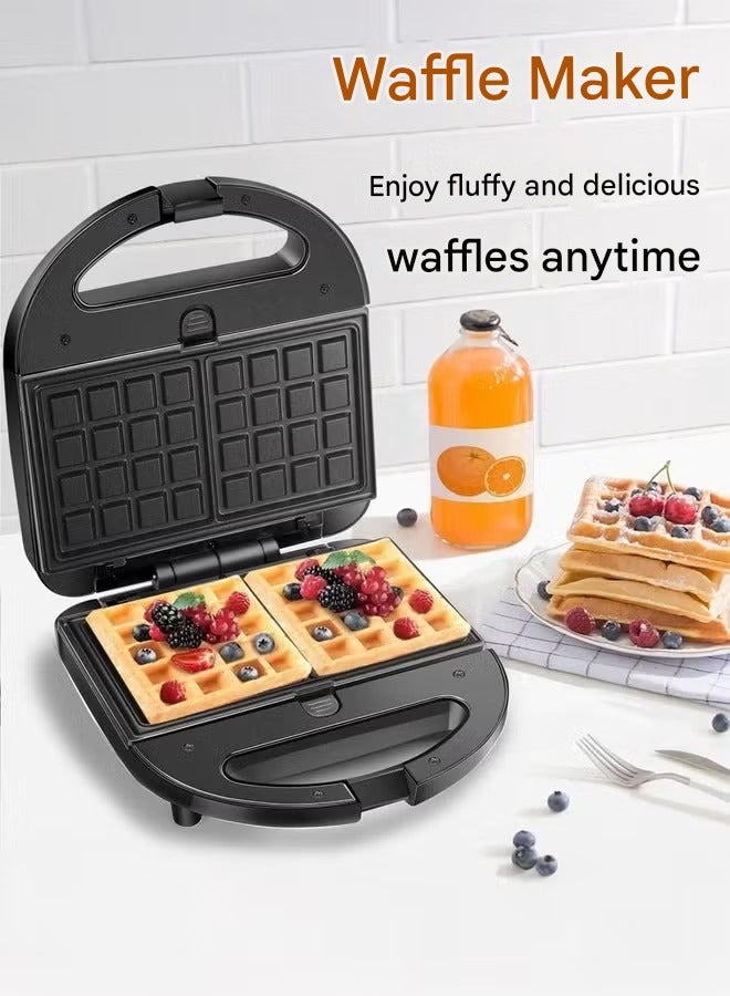 توسكانا يو محضرة الوجبات الخفيفة 7 في 1 غير لاصقة للساندويتش , صانعة الساندويتشات و الوافل و الدوناتس بألواح قابلة للفصل , ماكينة تحضير الساندويتشات وتسخين الوجبات الخفيفة - Image 4