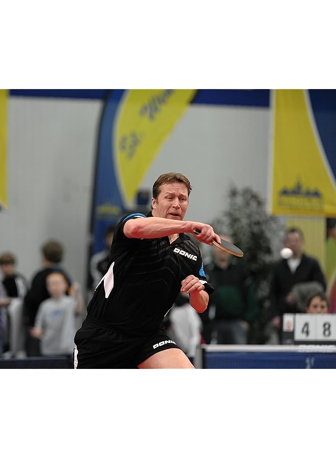 Schildkröt Donic Waldner 600 Table Tennis Bat Pls Handle 1.8 Mm Sponge Donic 2 Star Ittf Pad 733862 - Image 3