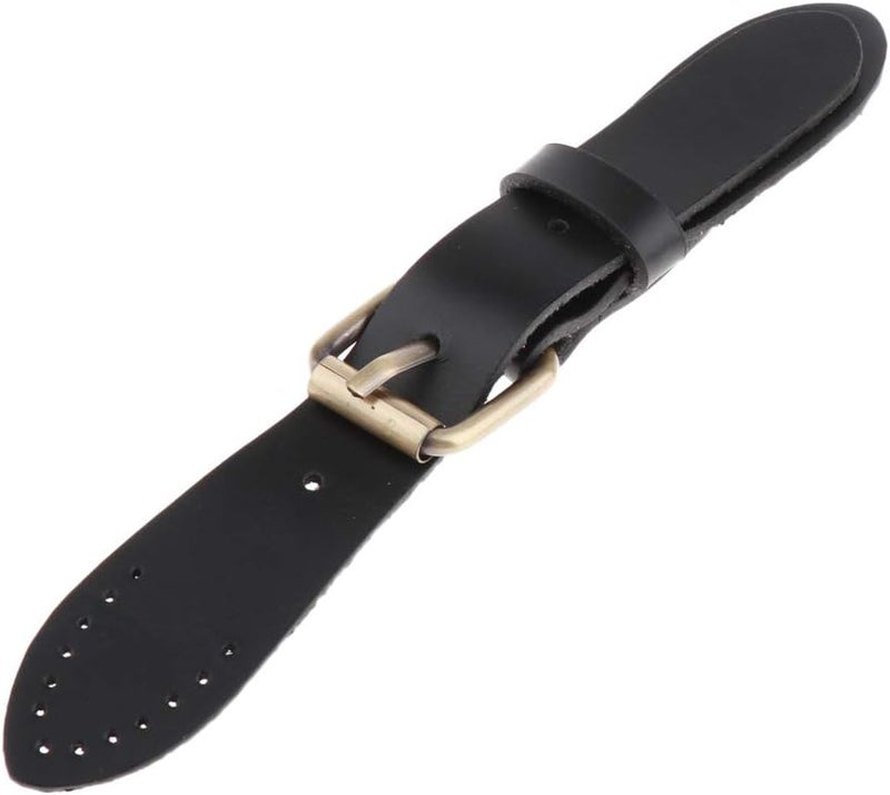 كلاراكو مشبك بديل لإغلاق الحقيبة، ملحق لإصلاح الحزام، مصنوع من النحاس العتيق، يُخاط على الجلد - أسود، 16.5 سم / 6.49 بوصة - Image 3