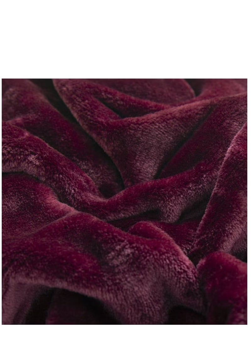 Moon Flannel and microfiber sofa Blanket Luxury  blanket Single size, lightweight and Comfortable for Bed and Sofa Super Soft and Warm  plain - Image 2