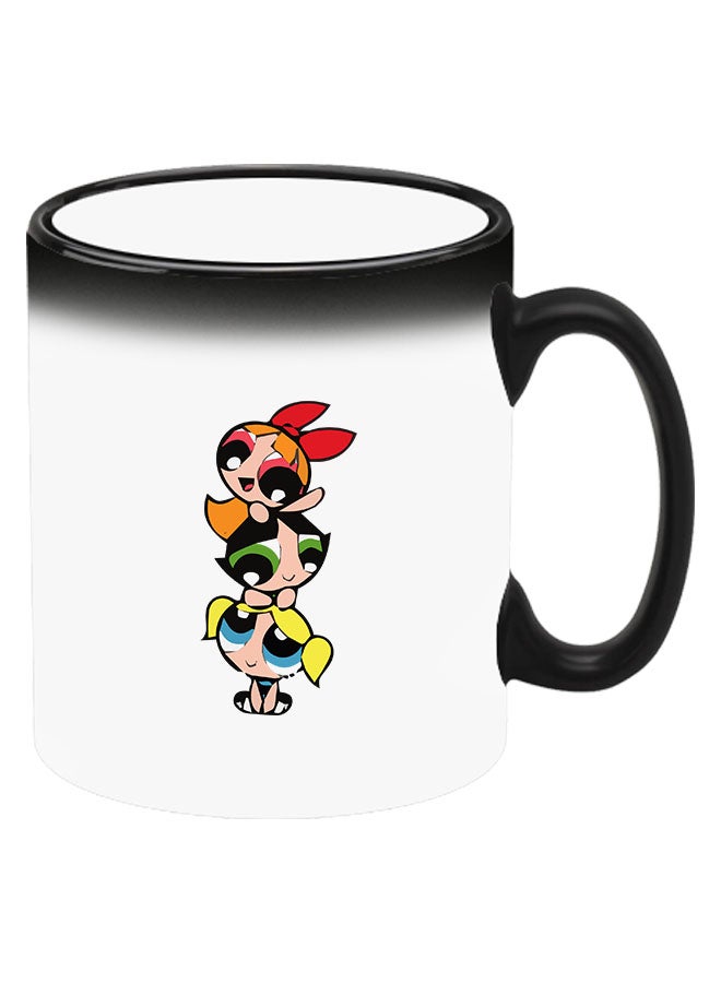 Theodor فنجان سحري حساس للحرارة يتغير لونه - أضف الشاي الساخن أو القهوة هدية مثالية للمنزل والمكتب للأطفال والرجال والنساء - Image 2