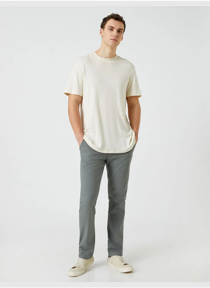 كوتون Basic Chino Trousers