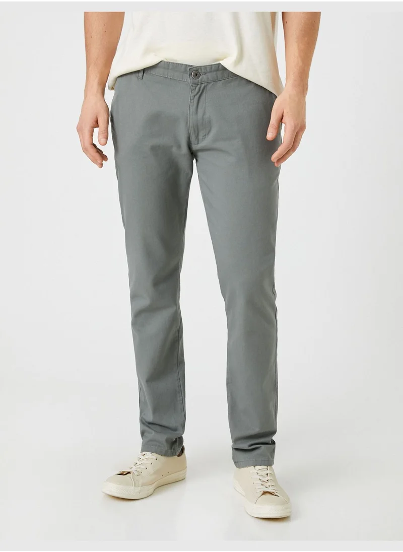 KOTON Basic Chino Trousers