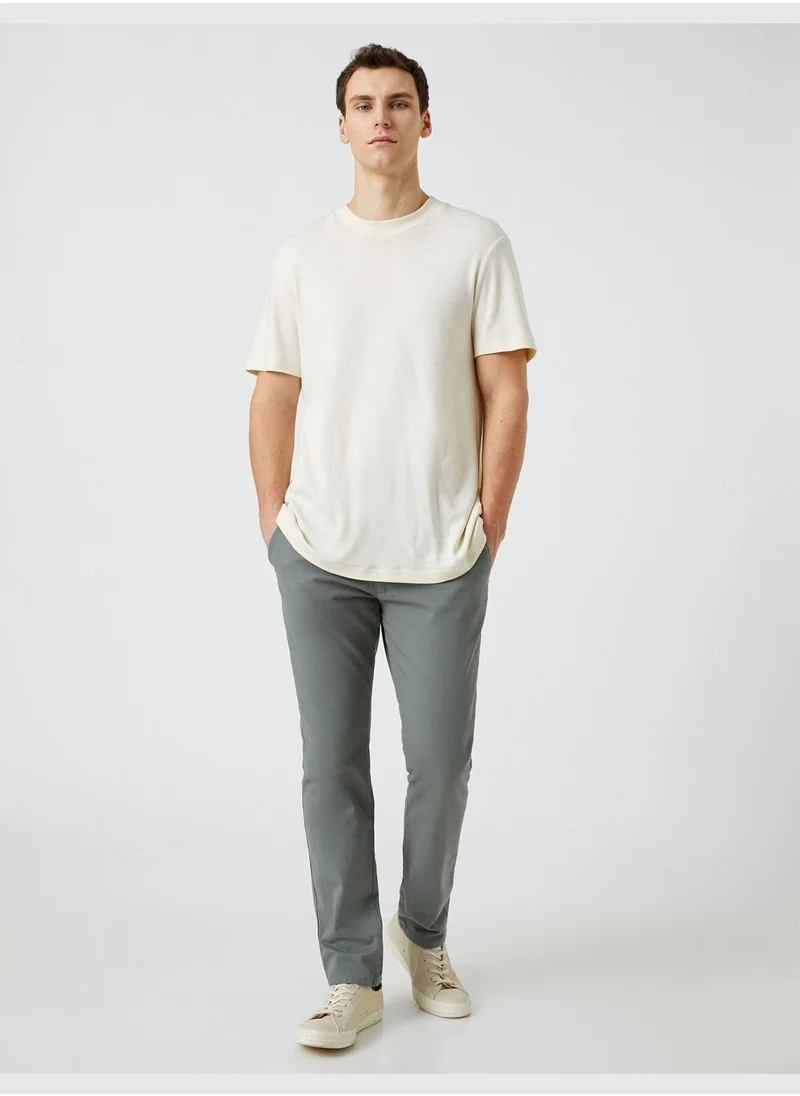 كوتون Basic Chino Trousers