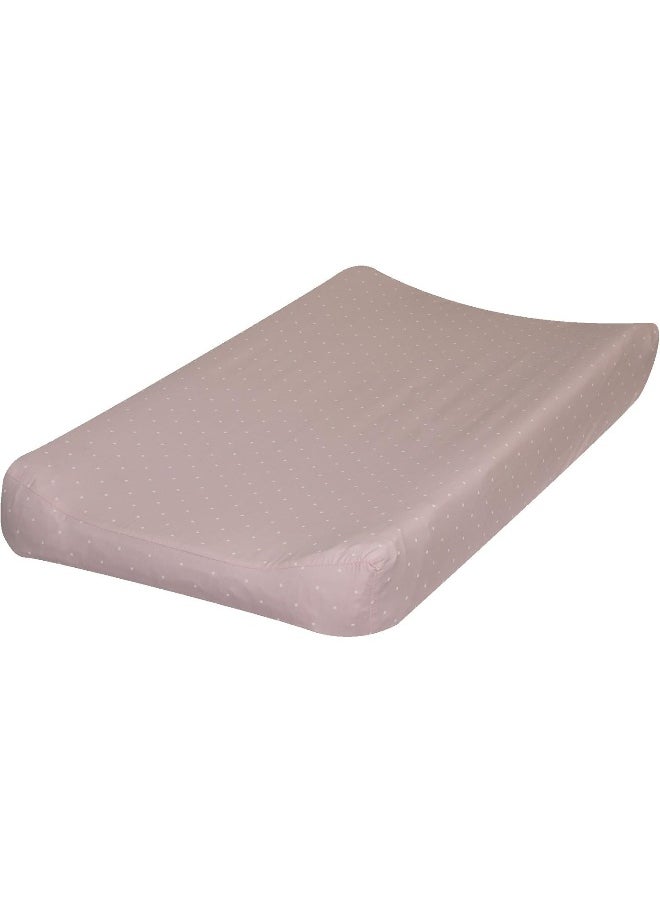 Go Mama Go Go Mama Go Designs Stripe Changing Pad Cover, Pink/Cream 