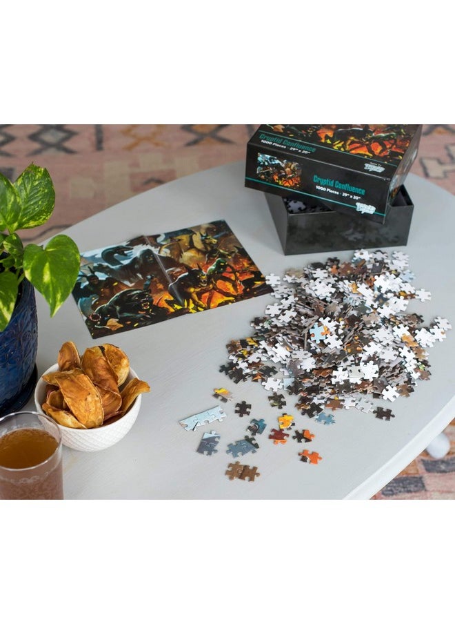 Toynk Cryptid Confluence And Monster Legends 1000 Piece Jigsaw Puzzle Toy ; Fun Quarantine Gifts ; Brain Teaser For Family Game Night  - Image 4