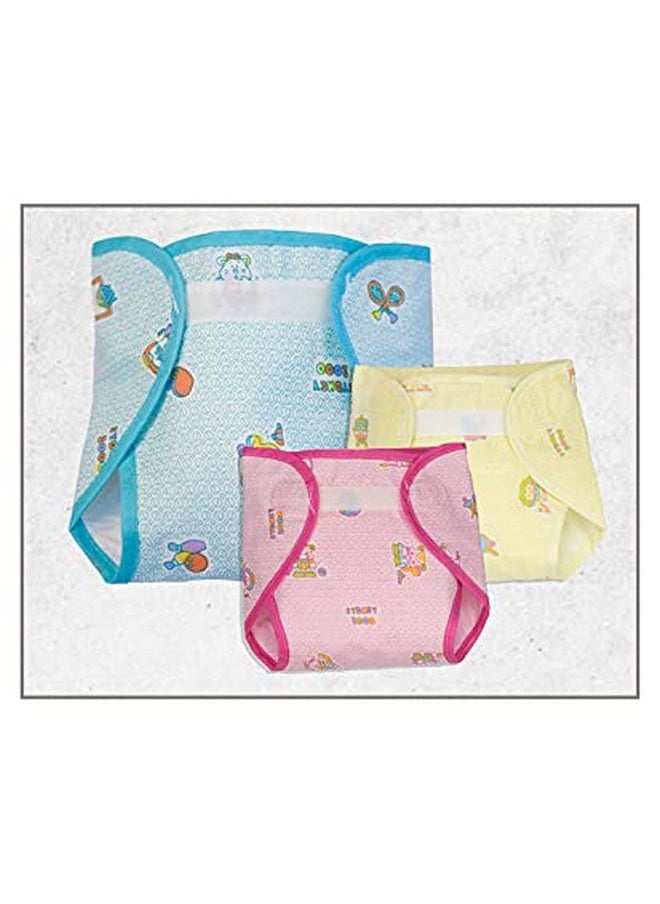 Unisex Nappy (Outer Side Cotton & Inner Side Plastic) Soft & Comfortable- Large (Pack Of 3) - pzsku/Z5D0C79F03876955526C6Z/45/_/1735567177/e5e8dc51-63bb-483a-94e7-ff413dc4942b