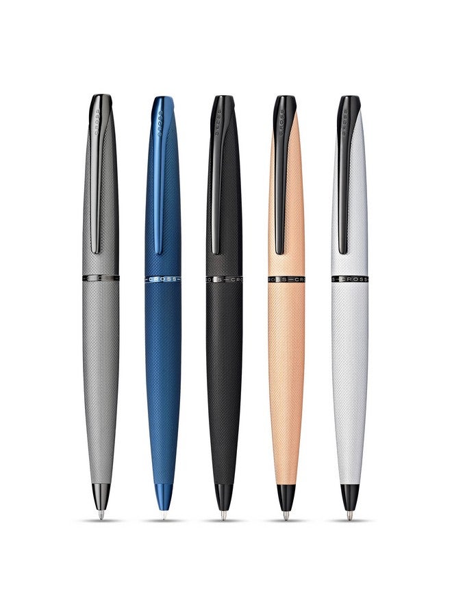 كروس قلم حبر جاف Cross ATX Sandblasted Titanium Grey مع لمسات PVD من التيتانيوم الرمادي المصقول - Image 4