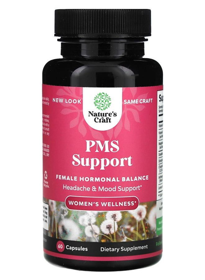 Nature's Craft Women's Wellness PMS Support 60 Capsules 