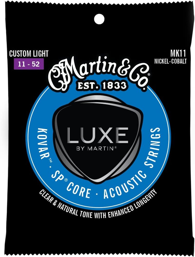 Martin Luxe Kovar Acoustic Guitar Strings - Custom Light - Image 1