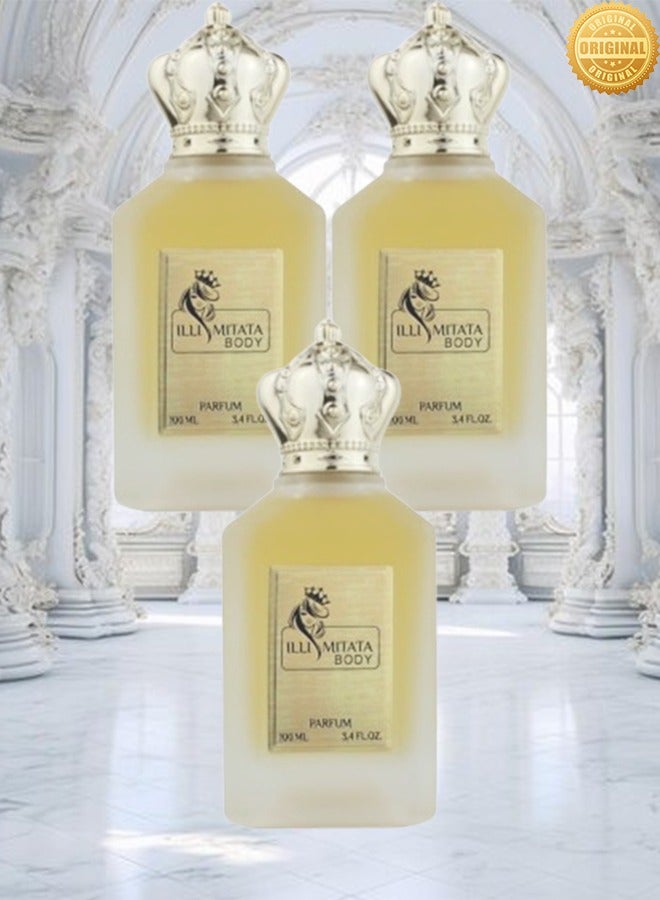 BL 3 Pieces Illimitata Body Parfum EDP 100ML - Image 1