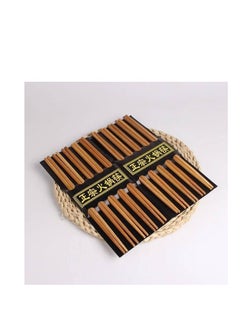 Perfect wooden chopsticks for sushi and noodles set contains 10 pairs meaning 20 pieces are reusable