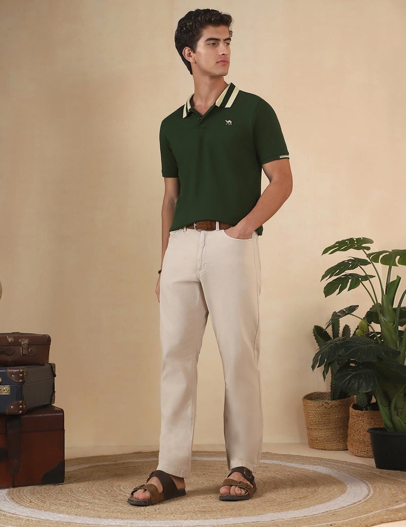 FYLTR Men's RegularFit Polo T-Shirt with Contrast Tipping Collar - Soft Handfeel | Casual T-Shirts for Men - Image 3