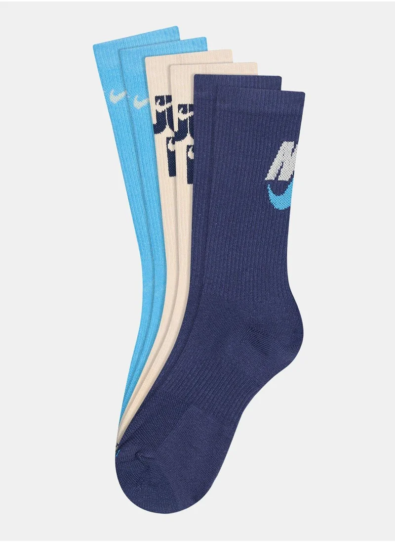 Nike Men's Everyday Plus Cushioned Crew Socks (3 Pack)