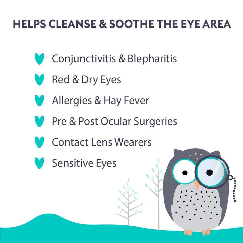 Natural Essentials Peepers Plus Eyelid Wipes by Natural Essentials, Preservative-Free & Rinse-Free Eye Wipes for Daily Use, Hydrating & Moisturizing Hyaluronic Acid & Tea Tree Oil Soothes Allergy Dry Eyes, 30 Count - Image 5