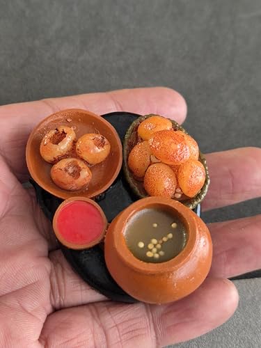 DT DECTONE Golgappe Lovers Fridge Magnet Miniature Food 3D Fridge Magnet Best Souvenir Gift 100% Made in India - Image 4