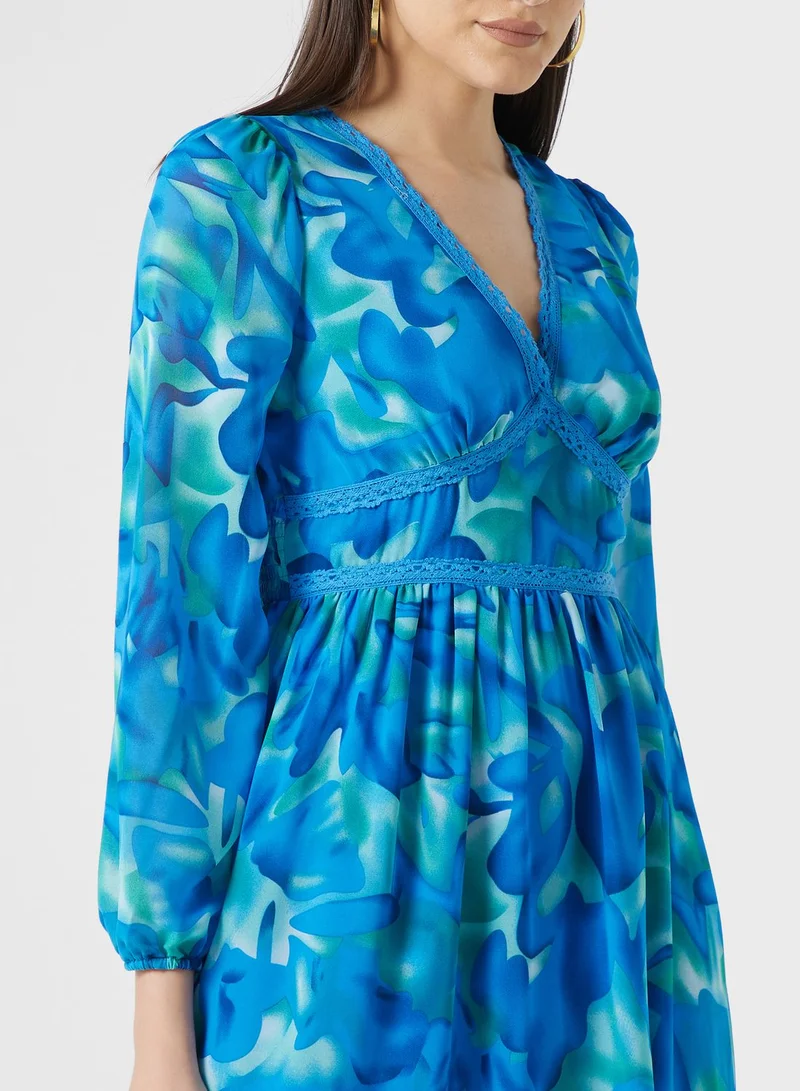 ايلا Floral Chiffon Dress