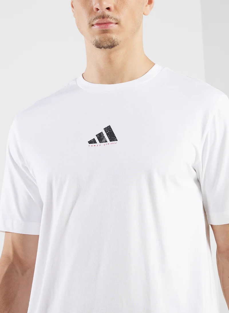 adidas تيشيرت جرافيك فوتوريال من كودز