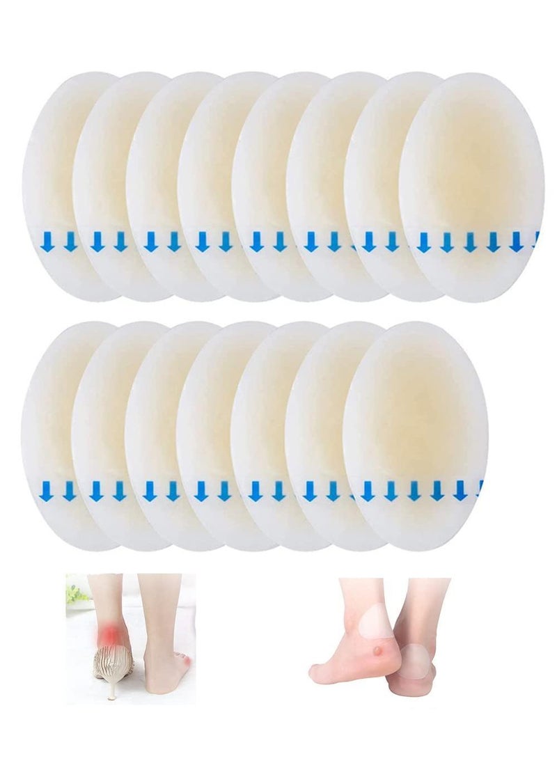 Sweet seven 15 Pcs Heel Bandages for Blisters Gel Heel Sticker Anti-abrasion Foot Sticker Bubble Sticker  Gel Guard Skin Compeed Blister Mix Blister Treatment Patch Advanced Healing Blister Cushions  - Image 1