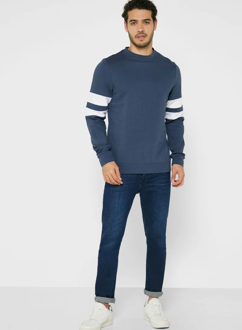 Seventy Five Colour Block Sweatshirt