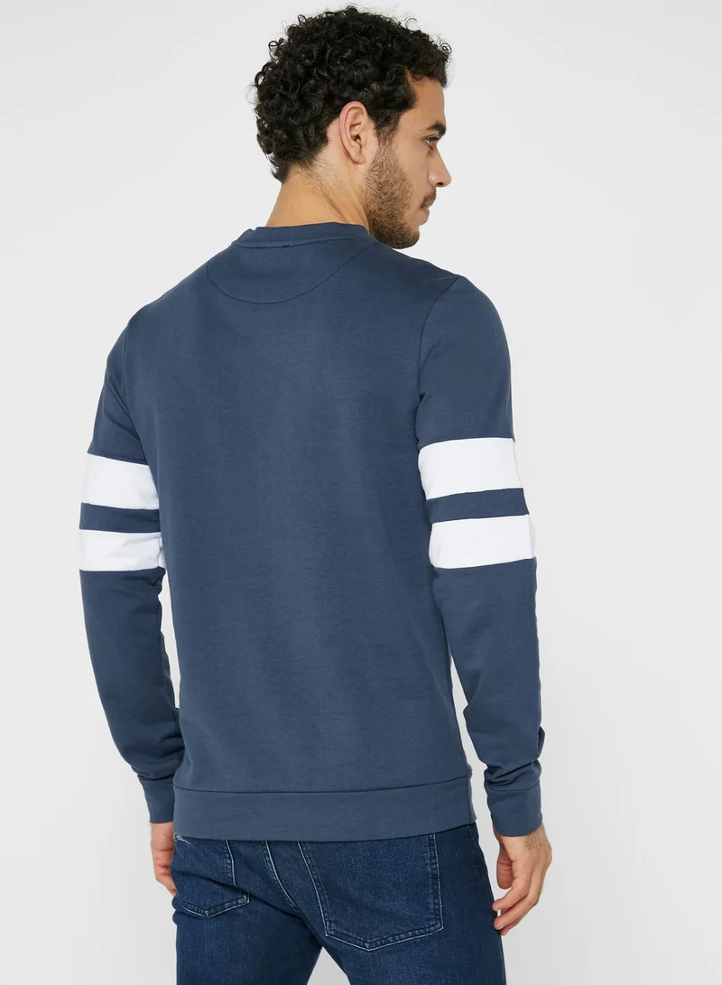 Seventy Five Colour Block Sweatshirt