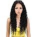 Joedir Lace Front Wigs Ombre Blonde 24" Long Small Curly Wavy Synthetic Wigs For Black Women 130% Density Wigs(1B) - Image 2