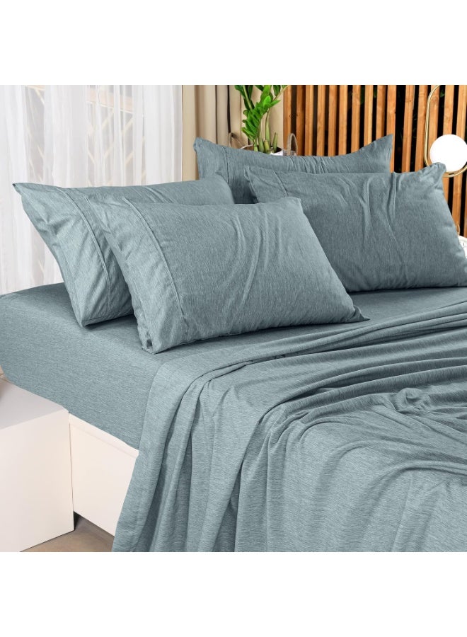 Utopia Bedding Queen Sheet Set â€“ 4 Piece Bed Sheets for Queen Size Bed, Soft and Breathable Microfiber, Includes 1 Fitted Sheet, 1 Flat Sheet and 2 Pillowcases (Heather Grey) - Image 4